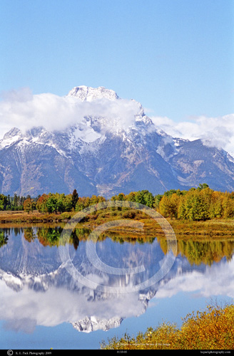Tetons Reflected on the Snake River