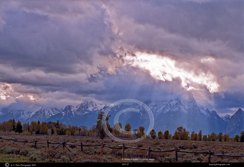 Weather over the Tetons