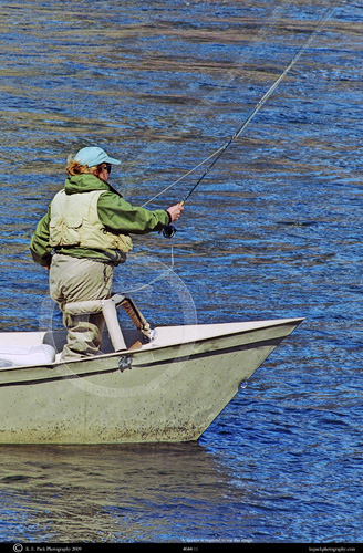Fly Fishing from a drift boat